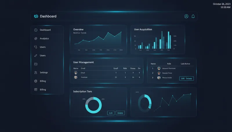 Multi-tenant SaaS platform project preview
