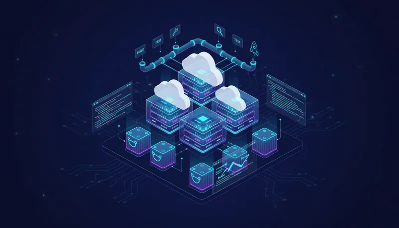 Illustration for DevOps and server setup