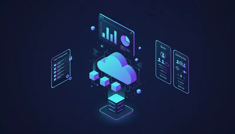 Illustration for SaaS platform development